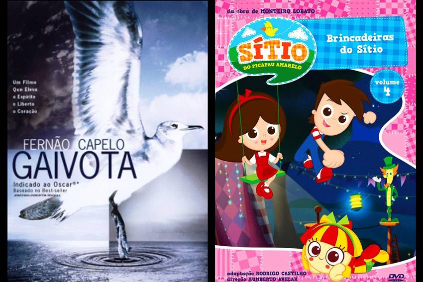 Cinema Municipal exibe SÍTIO DO PICAPAU AMARELO – BRINCADEIRA DO SÍTIO e FERNÃO CAPELO GAIVOTA
