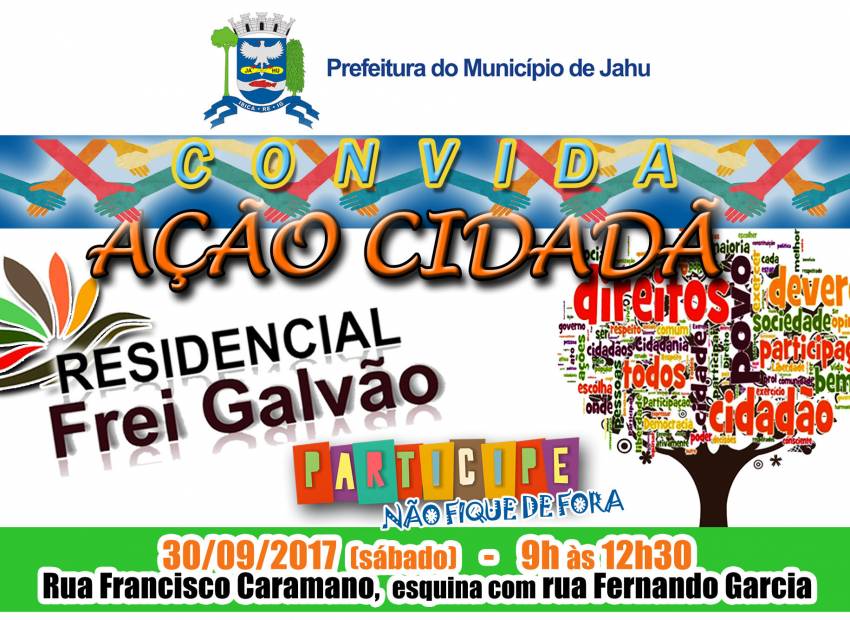 Sábado é dia de Ação Cidadã no residencial Frei Galvão