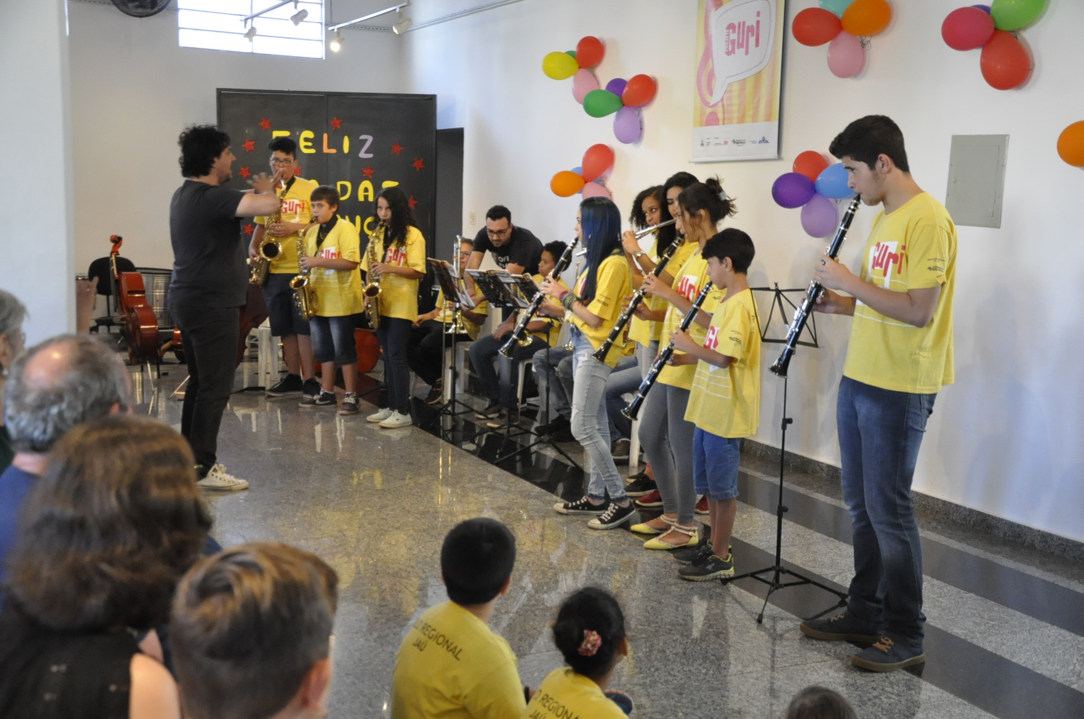 Projeto Guri de Jahu faz apresentação em homenagem ao Dia das Crianças