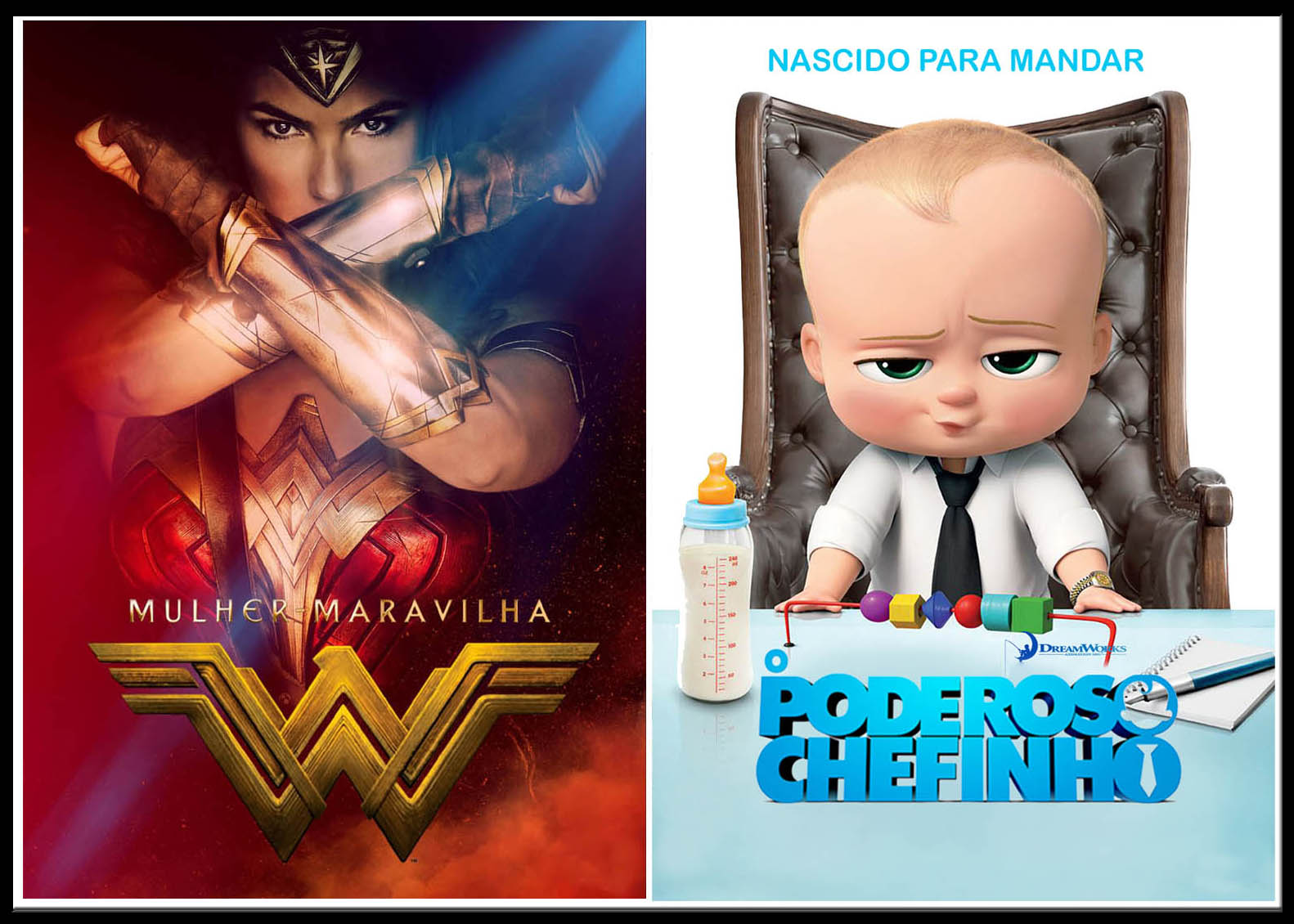 Cinema Municipal exibe O PODEROSO CHEFINHO e MULHER MARAVILHA