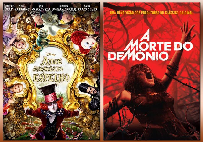 Cinema Municipal exibe ALICE ATRAVÉS DO ESPELHO e A MORTE DO DEMÔNIO