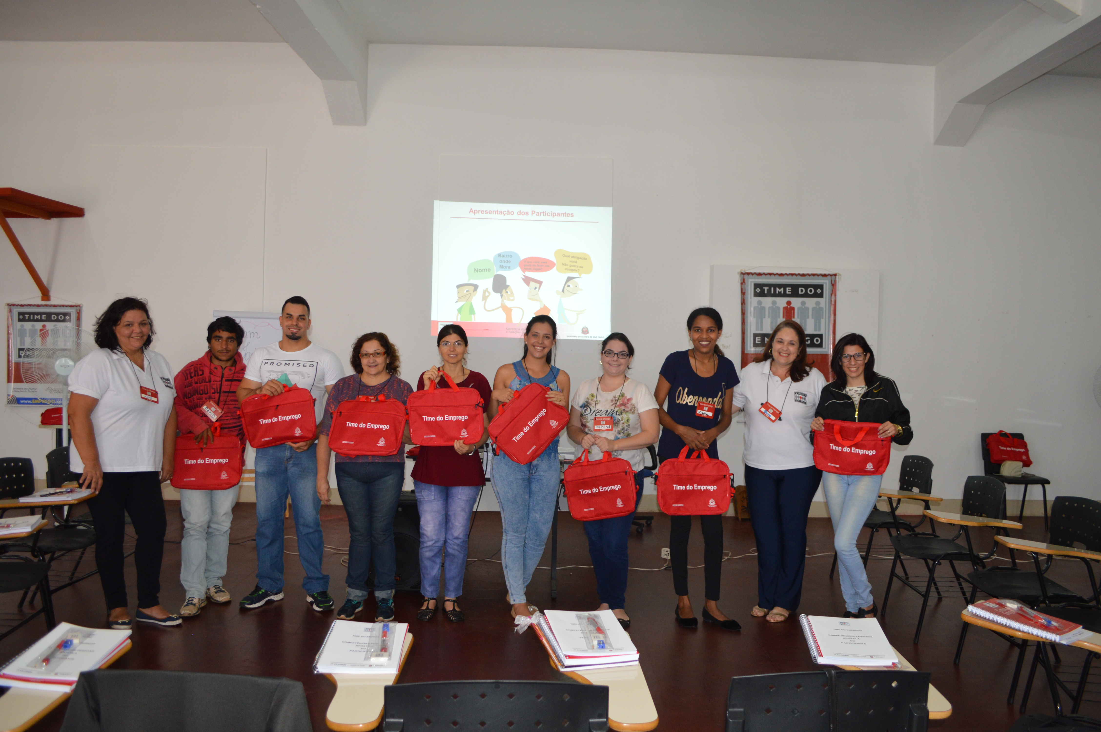 Time do Emprego - 8ª turma tem aula inaugural