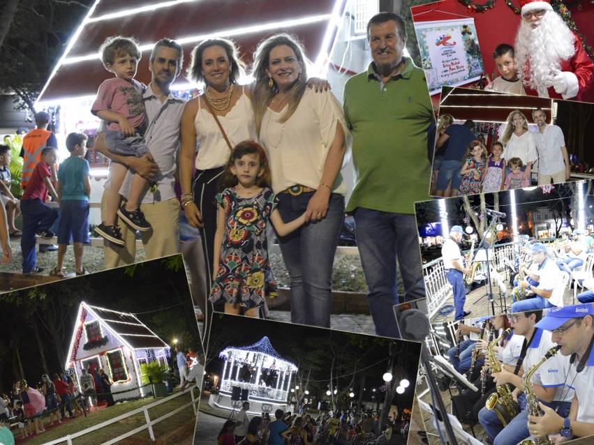 Inauguração da Casinha e Chegada do Papai Noel no Jardim de Baixo e Apresentação da Banda Carlos Gomes - FOTOS
