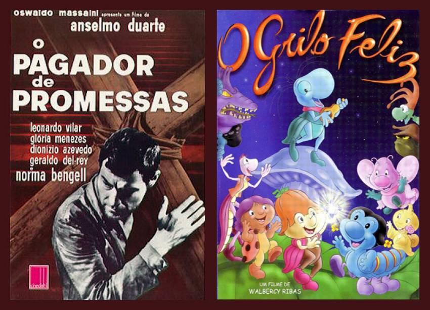 Cinema Municipal exibe dois filmes brasileiros: “O Grilo Feliz” e “O Pagador de Promessas”