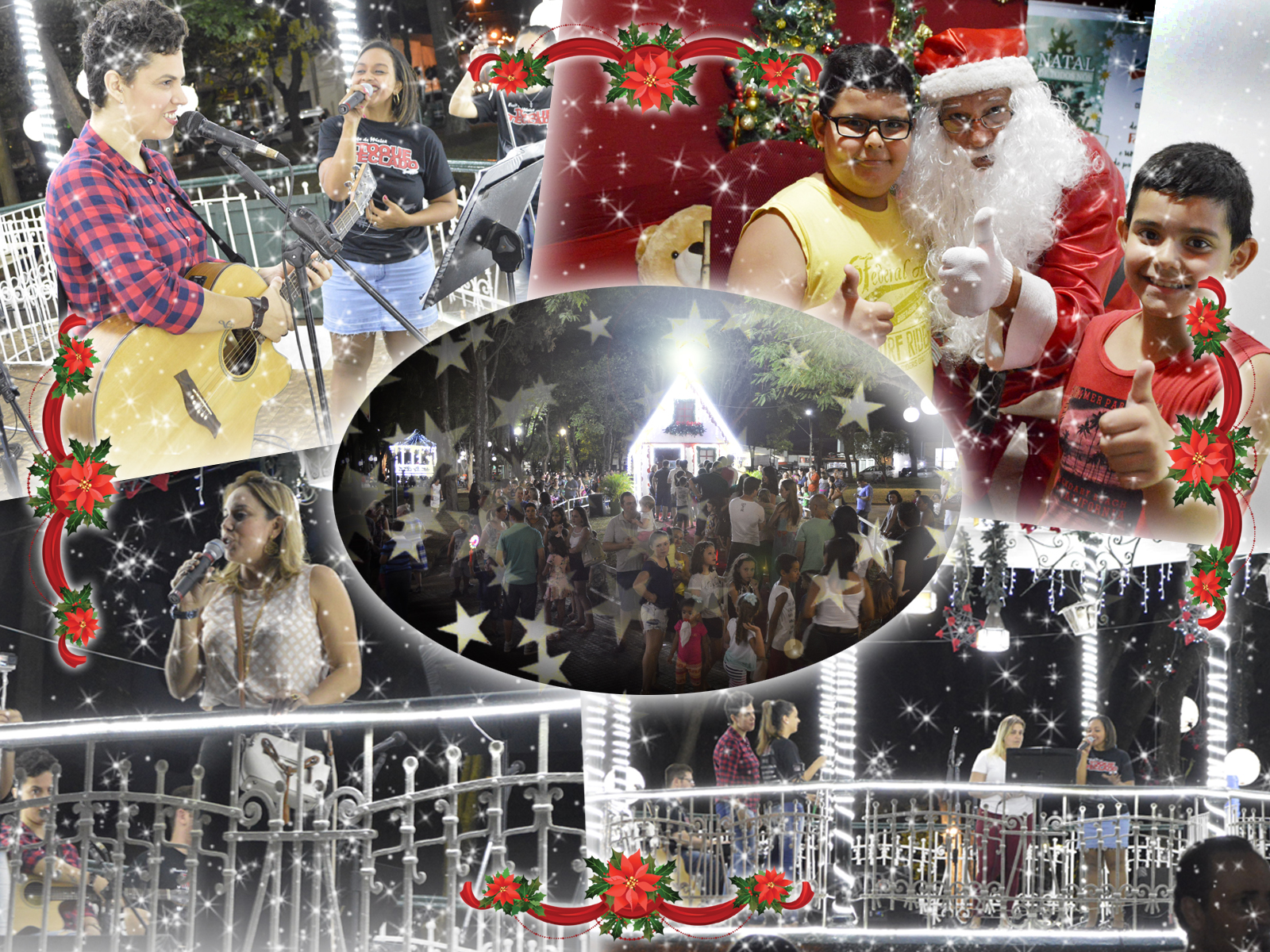 NATAL: Apresentação da Escola Toque Teclado e Casinha do Papai Noel - FOTOS
