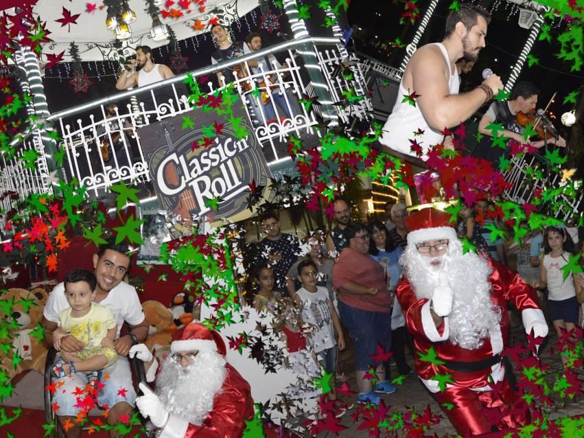 NATAL: Banda Classic n Roll e Casinha do Papai Noel - FOTOS