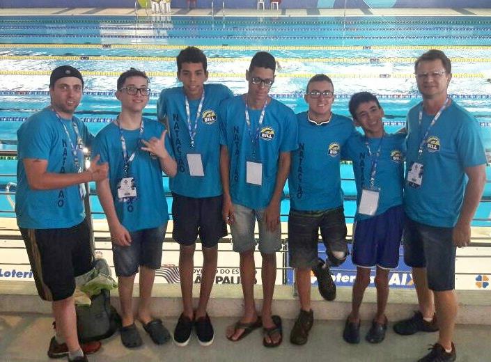 Natação jauense paraolímpica: conquista de medalhas no Circuito Caixa em São Paulo