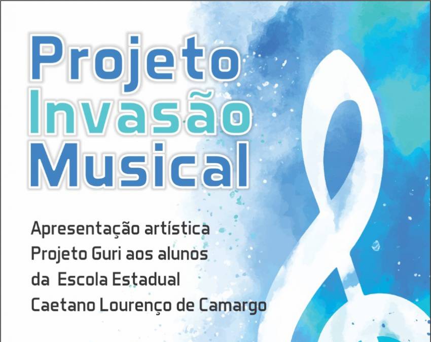 Projeto Guri faz apresentação com o “Projeto Invasão Musical” nesta segunda-feira
