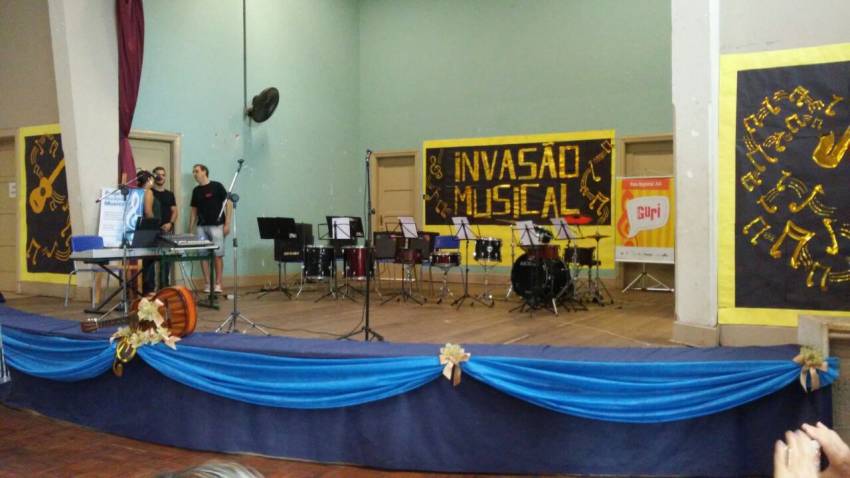 Projeto Guri faz apresentação com o “Projeto Invasão Musical” - FOTOS