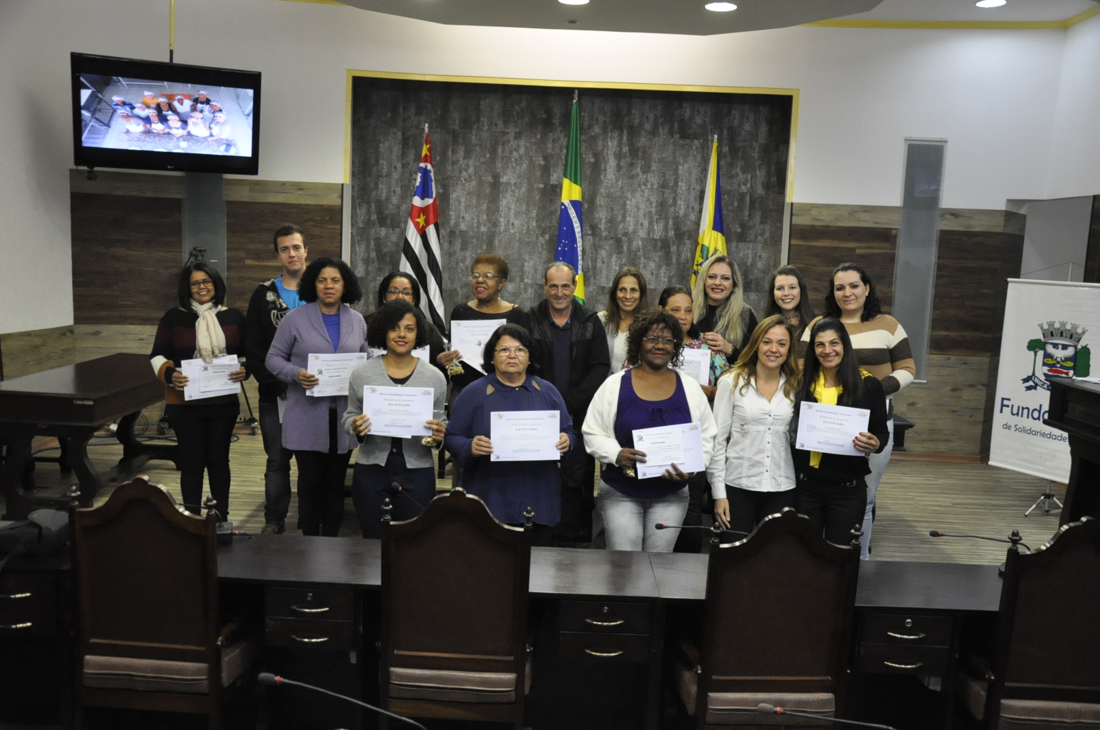 Fundo Social de Solidariedade realiza formatura do curso de Padaria Artesanal do Núcleo de Qualificação Profissional - FOTOS