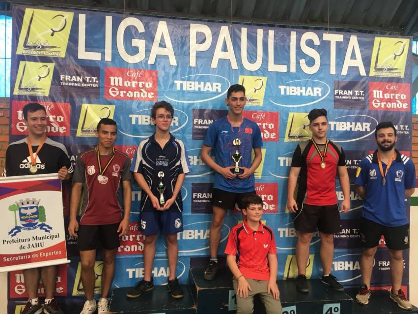 Tênis de Mesa: medalhas na VI Etapa da Liga Paulista de Tênis de Mesa 2018