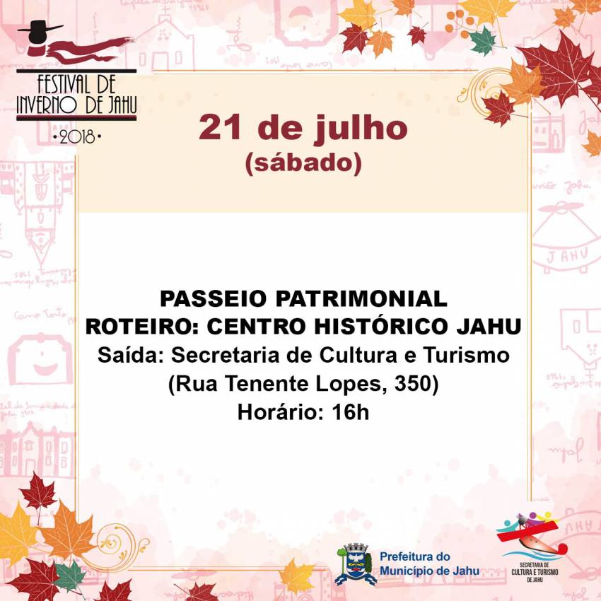 27ª edição do Festival de Inverno de Jahu: atrações para todas as idades