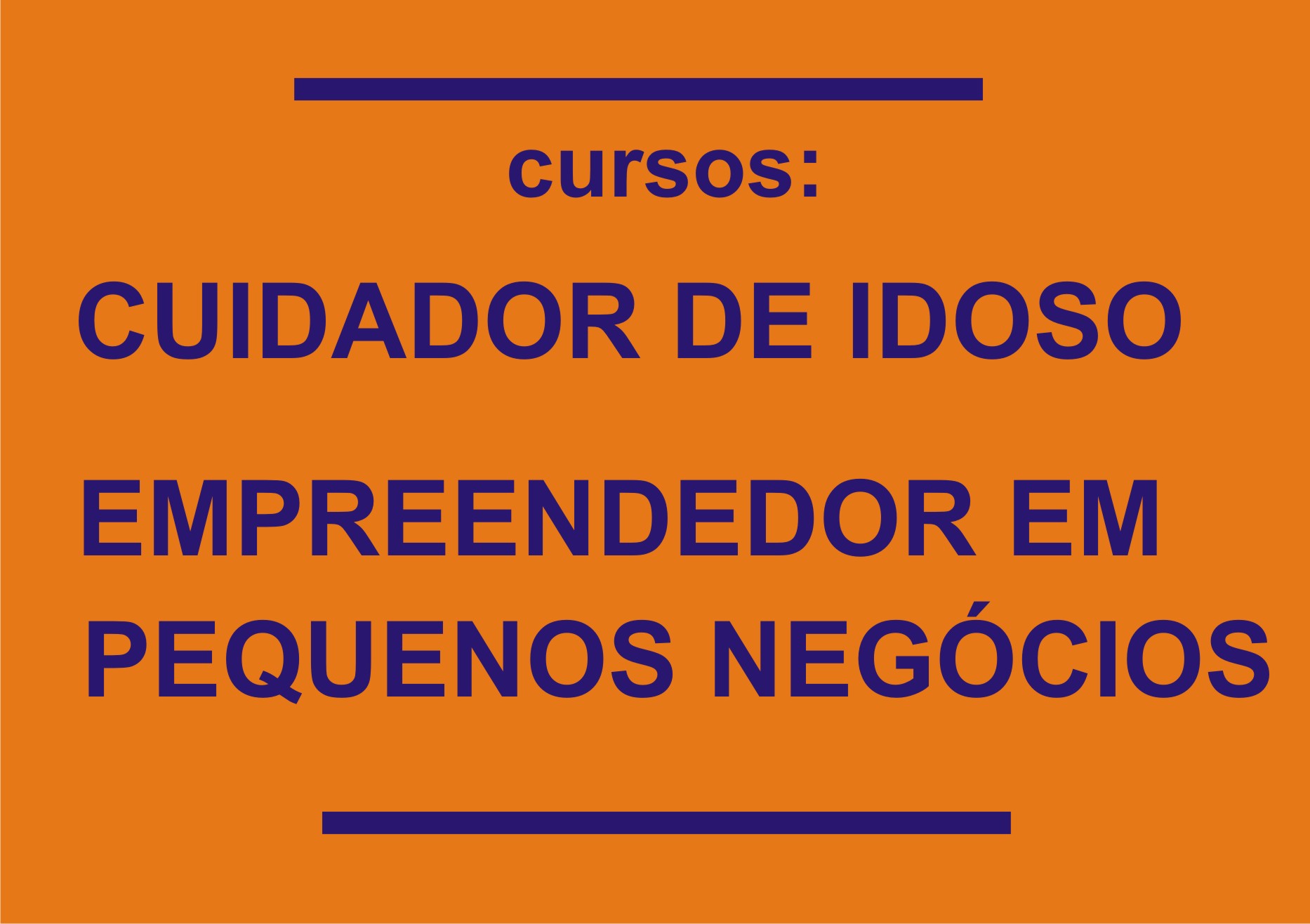 Prefeitura abre inscrições para cursos no Distrito