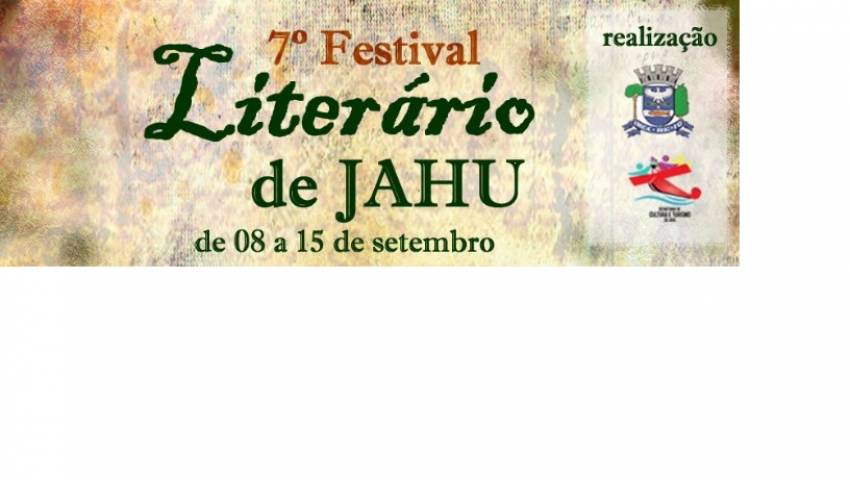 Prefeitura promove o 7º Festival Literário de Jahu
