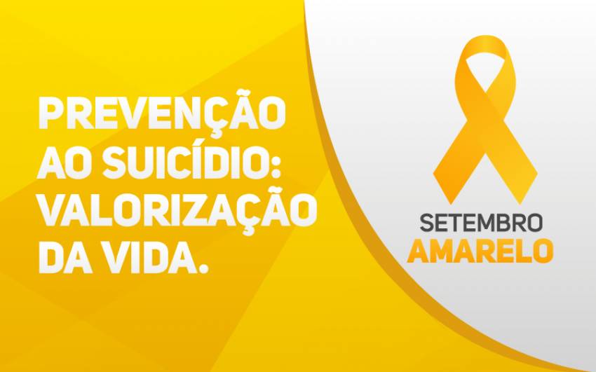 Campanha Setembro Amarelo: início das atividades nessa quinta-feira