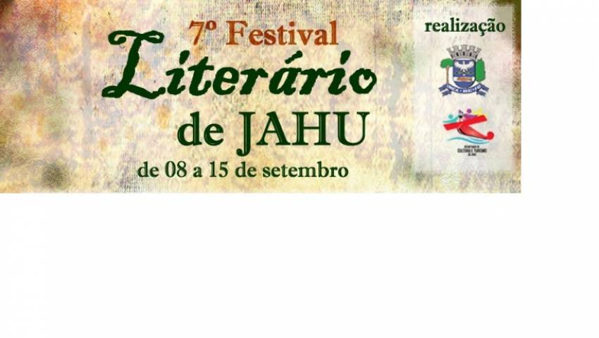 7º Festival Literário de Jahu: oficinas durante toda semana