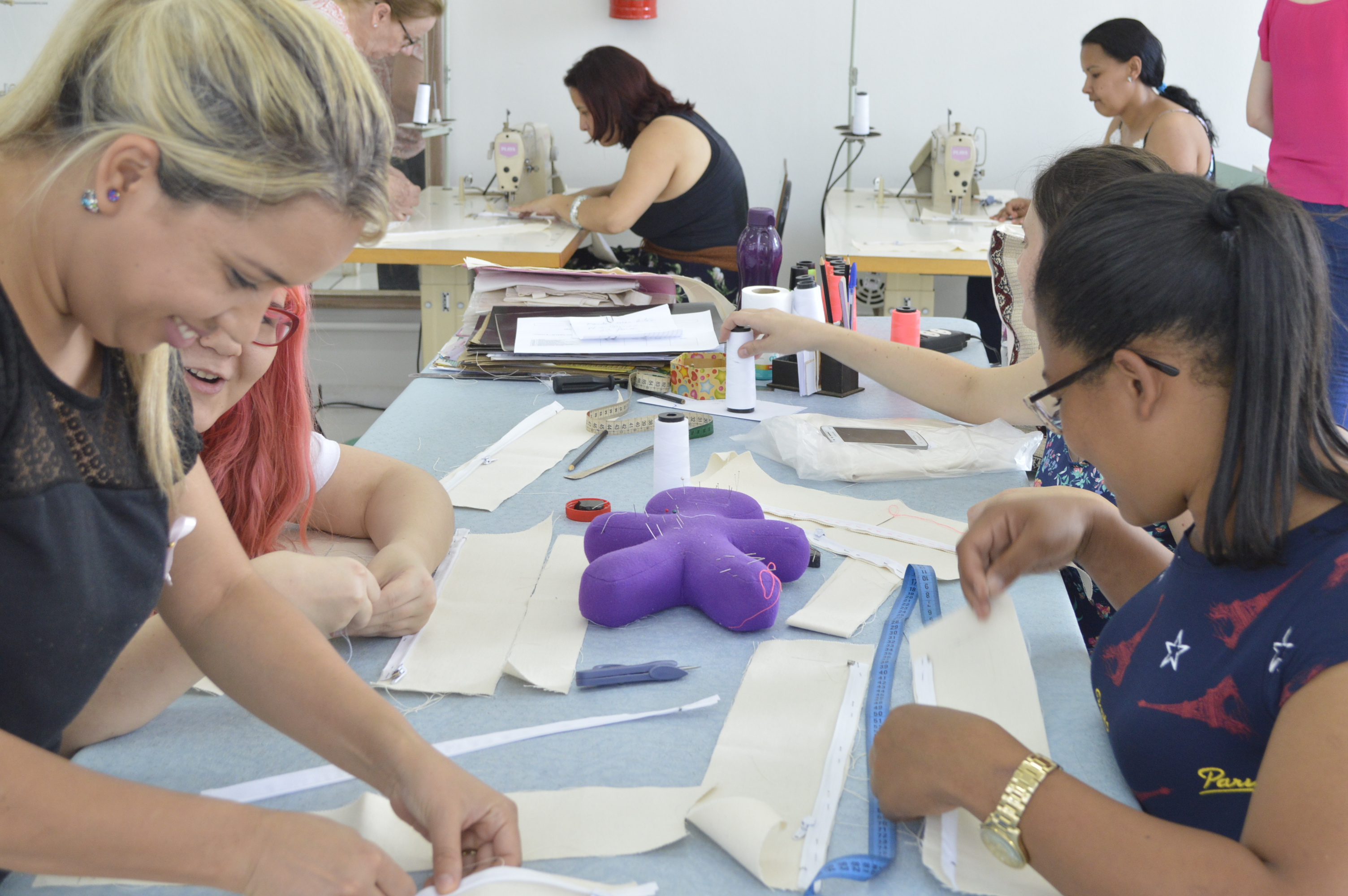 Workshop de Conserto e Reforma, primeira turma - FOTOS