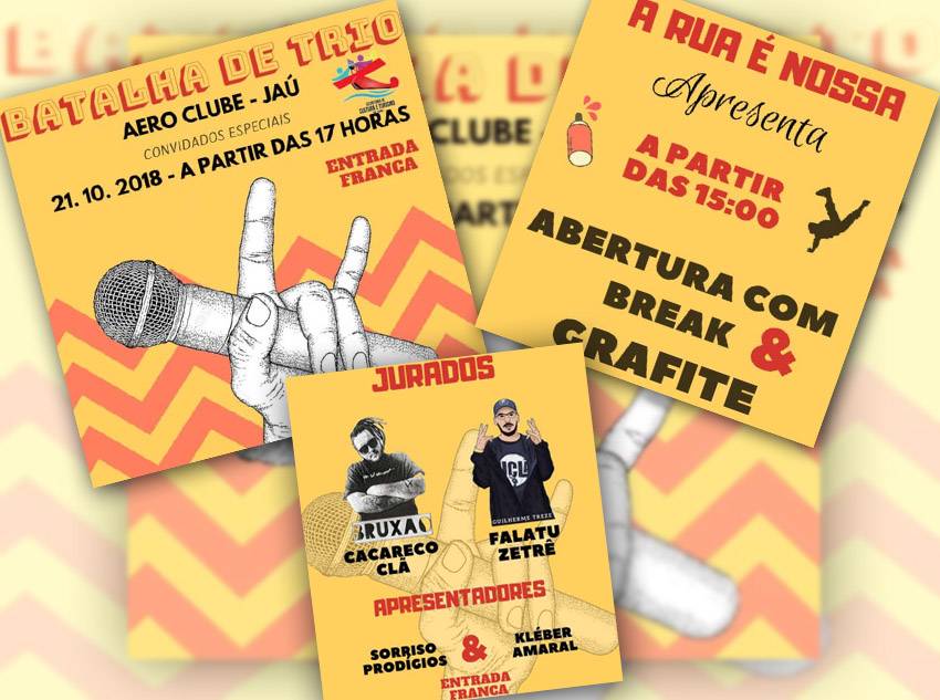 Batalha de Trio acontece nesse domingo