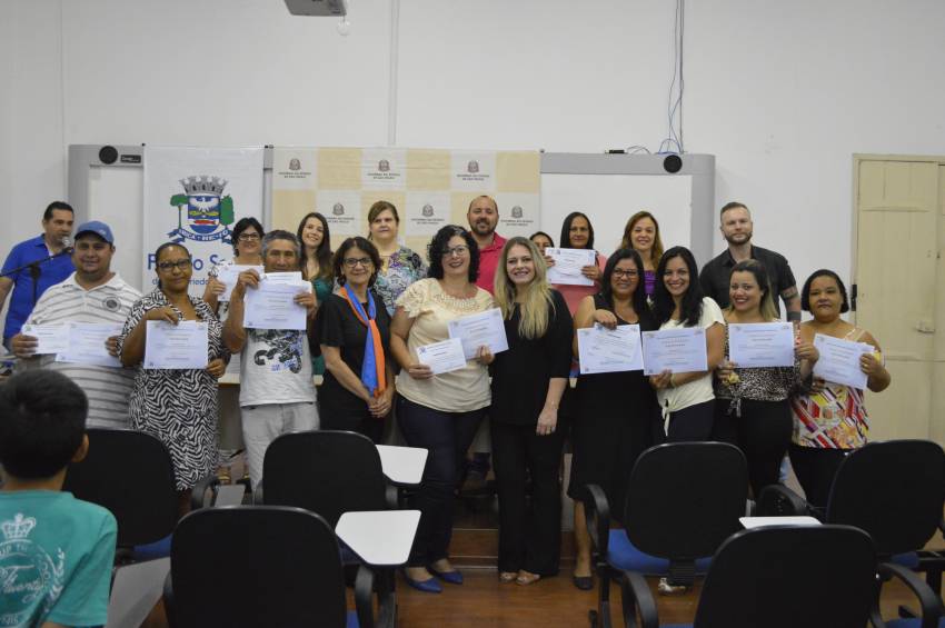Formatura do Curso de Padaria Artesanal do Núcleo de Qualificação Profissional do Fundo Social de Solidariedade