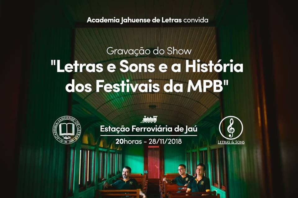 Show com grupo “Letras e Sons” ocorre na próxima quarta-feira