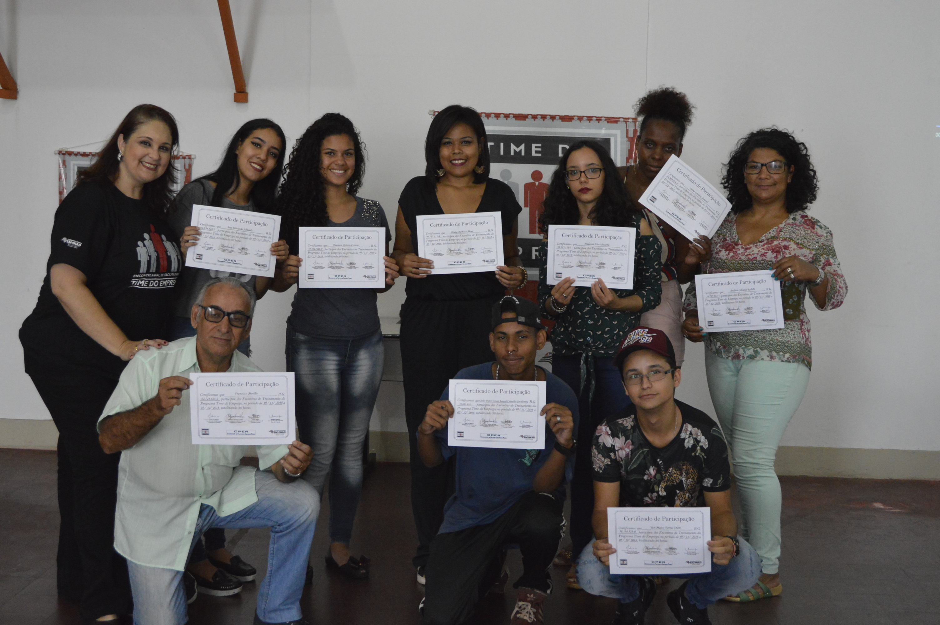 Time do Emprego: mais uma turma