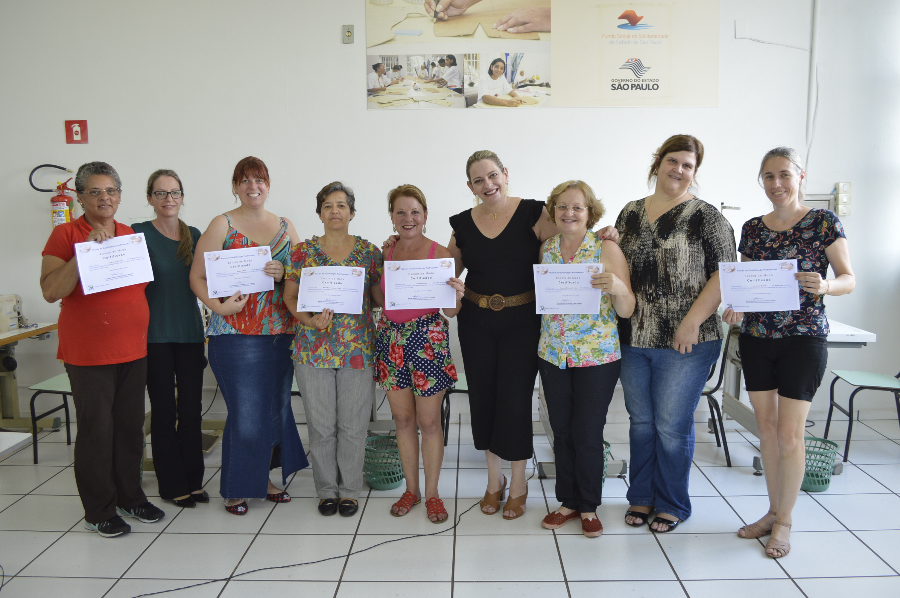 Workshop de Conserto e Reforma, mais uma turma - FOTOS