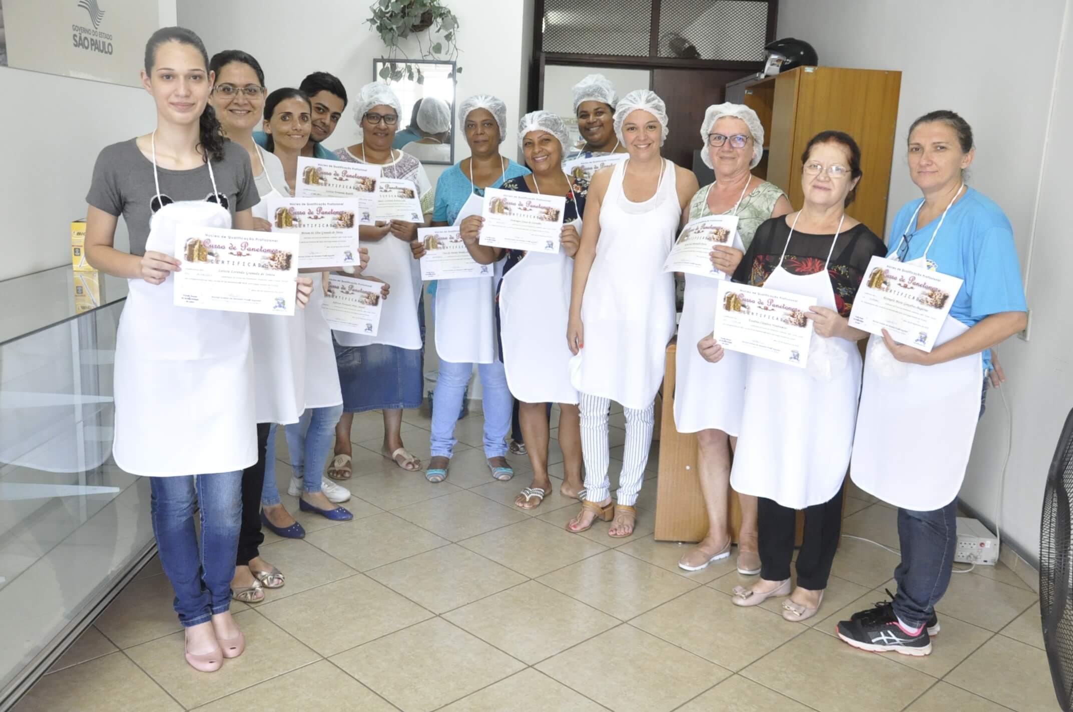 3ª turma do curso de Panetone Gourmet - FOTOS