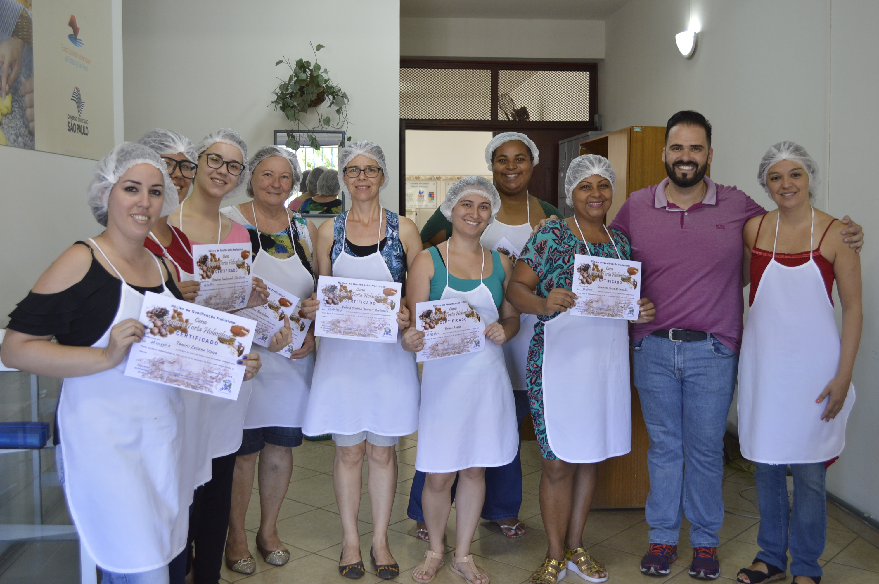 Curso de Trufas e Torta Holandesa 3ª turma - FOTOS