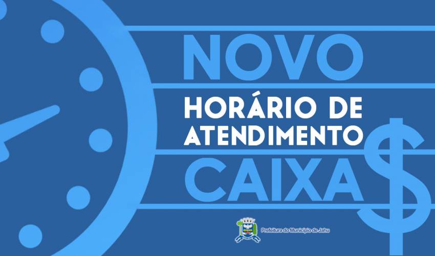 Tesouraria Municipal: Novo horário de funcionamento
