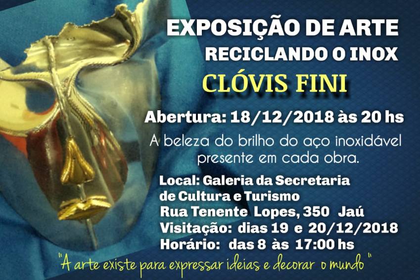 Exposição “Reciclando o Inox”: abertura nessa terça-feira