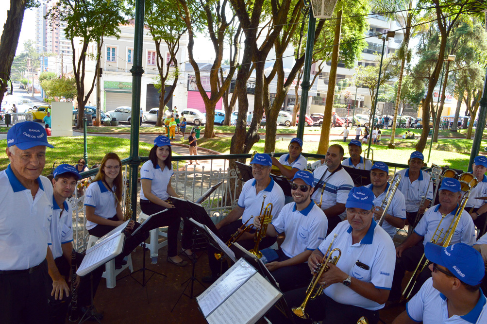 Sábado na Praça com a Banda Carlos Gomes ocorre neste sábado