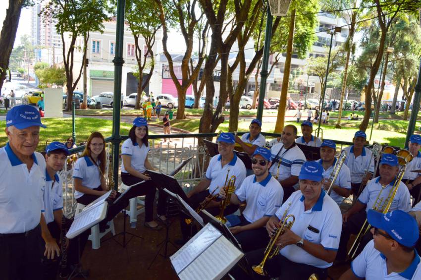 Sábado na Praça com a Banda Carlos Gomes ocorre neste sábado