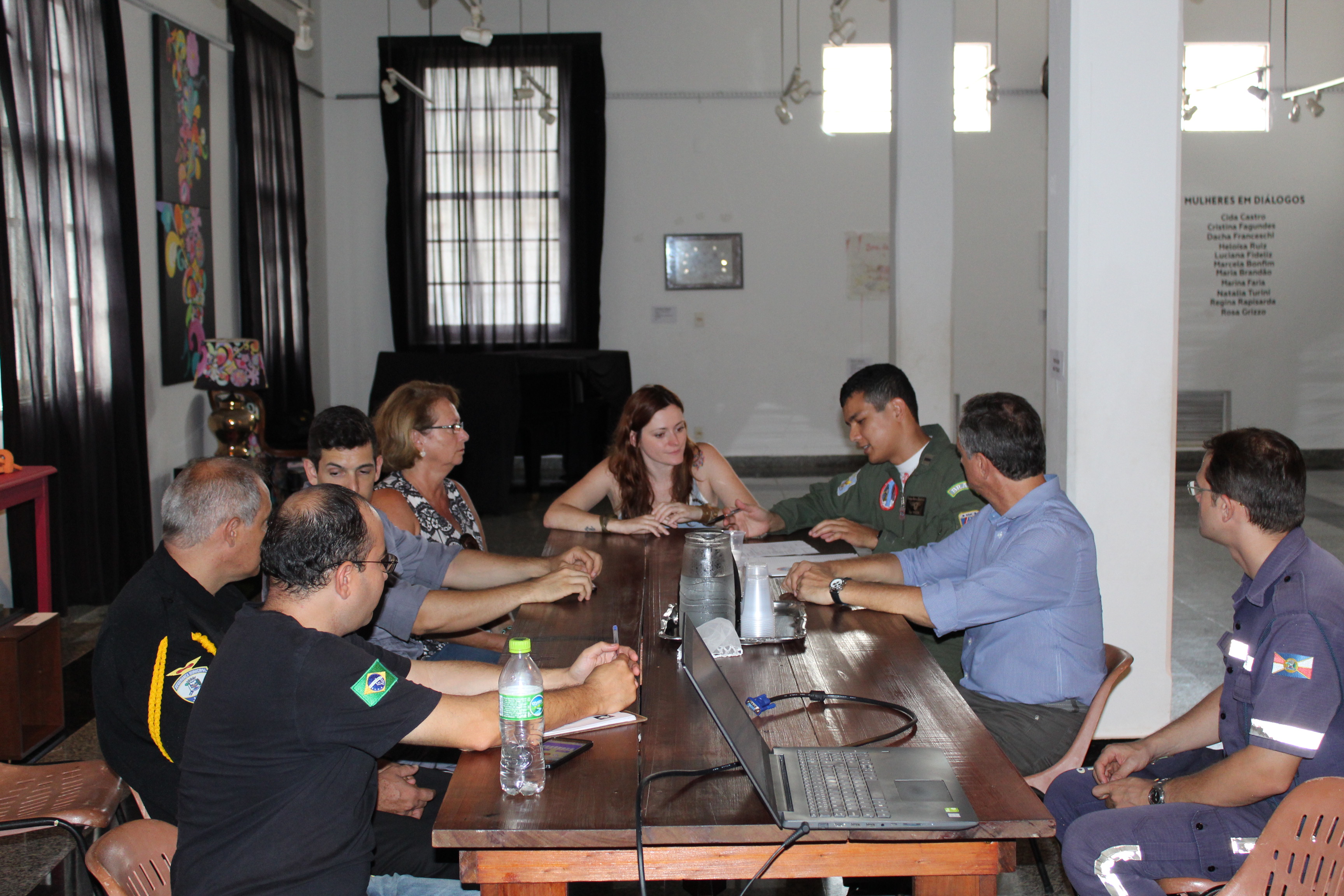 Secretaria de Cultura e Turismo tem reunião técnica com representante da Esquadrilha da Fumaça