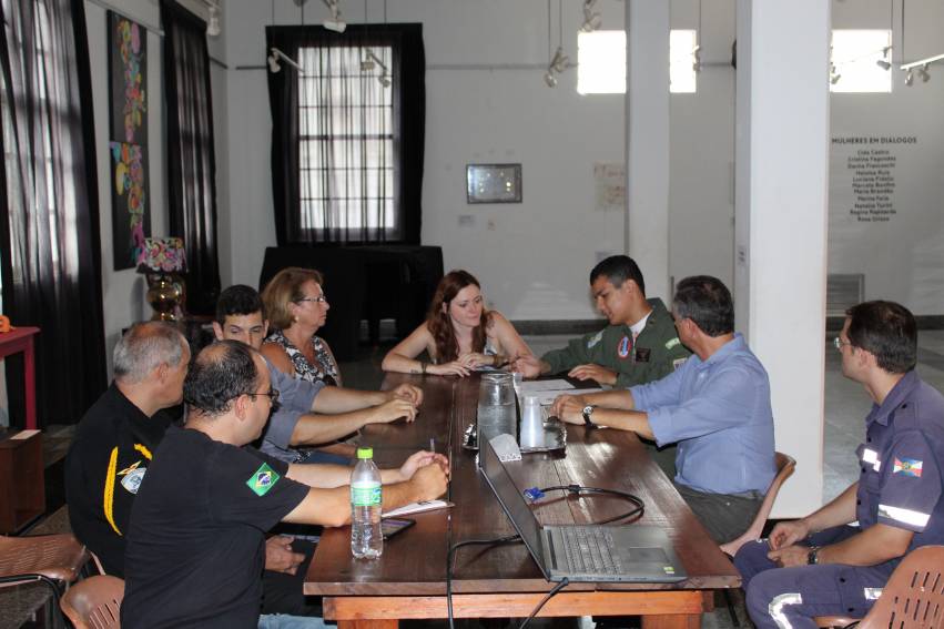 Secretaria de Cultura e Turismo tem reunião técnica com representante da Esquadrilha da Fumaça