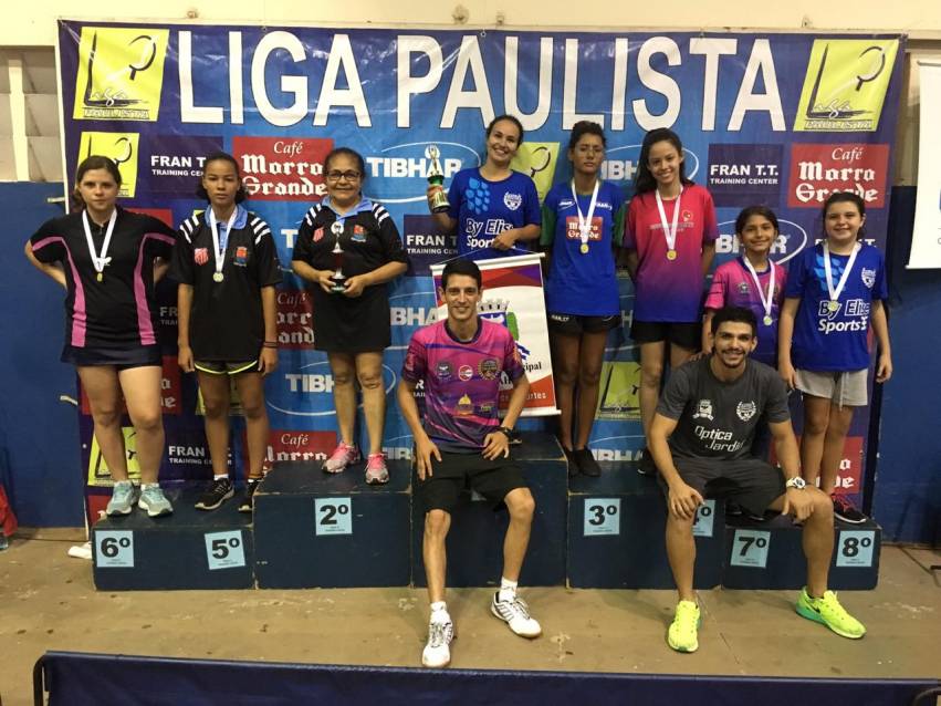 Tênis de Mesa de Jahu conquista pódios na Liga Paulista