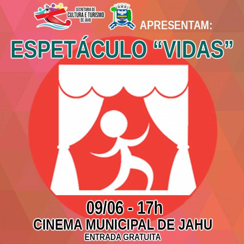 Espetáculo “Vidas”: apresentação nesse domingo