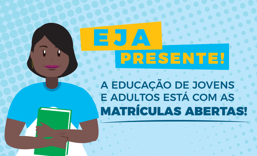 Inscrições abertas para Educação de Jovens e Adultos