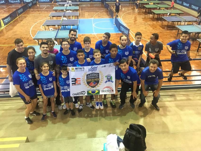 Tênis de Mesa de Jahu conquista o terceiro lugar na Liga Paulista