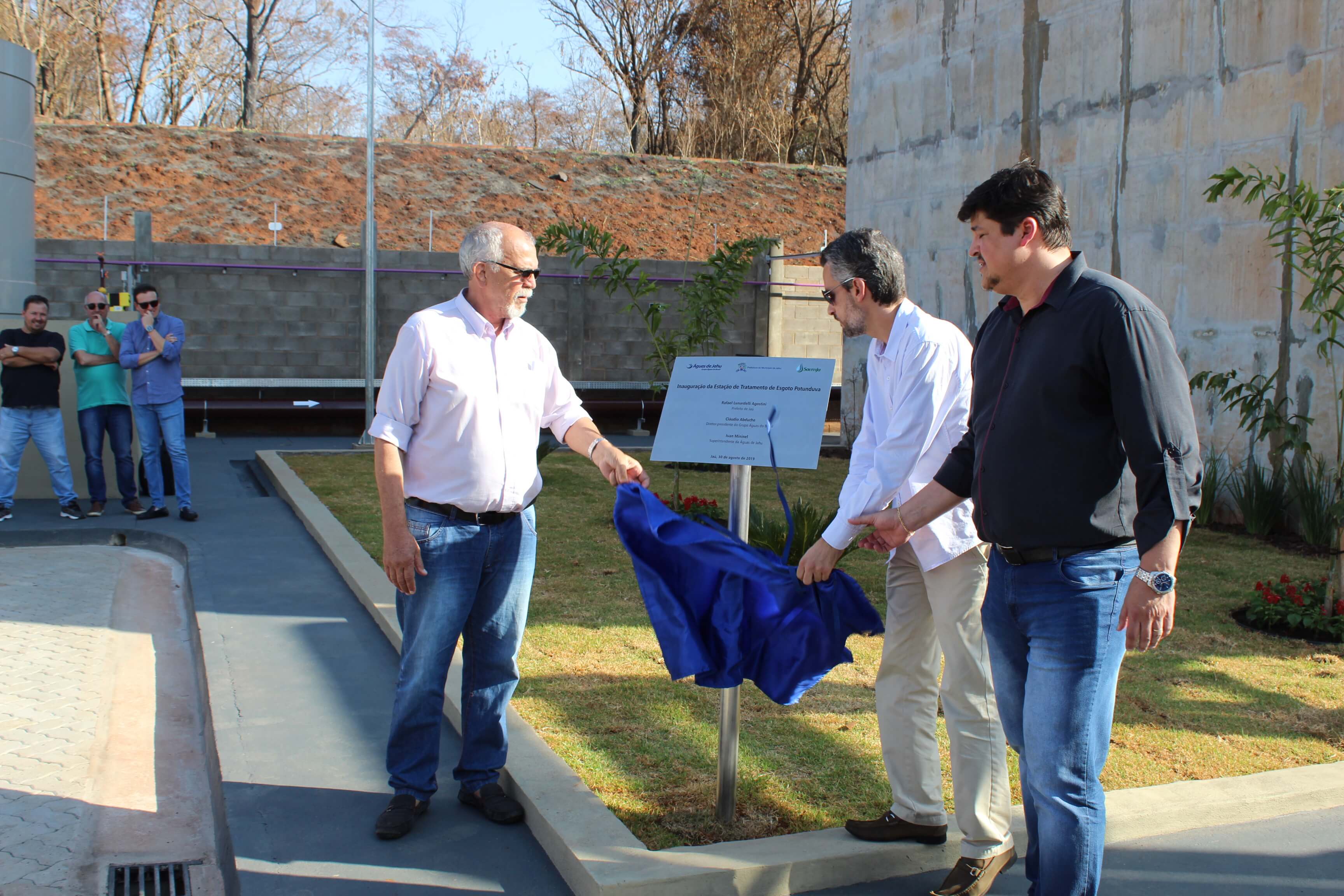 Prefeitura de Jahu e empresa Águas de Jahu inauguram Estação de Tratamento de Esgoto em Potunduva