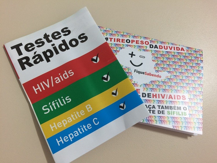 Secretaria de Saúde realiza testes rápidos para DSTs