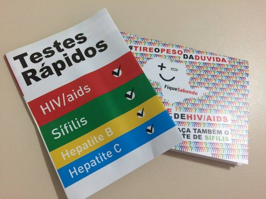 Secretaria de Saúde realiza testes rápidos para DSTs
