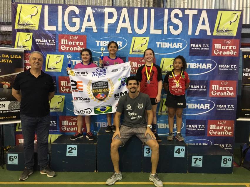 Tênis de Mesa de Jahu conquista o terceiro lugar na Liga Paulista
