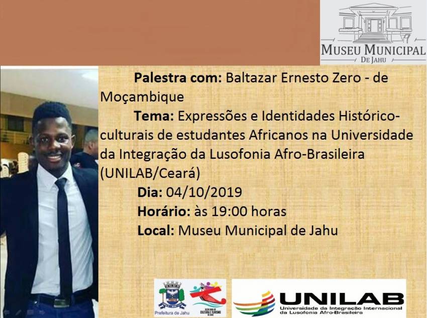 Secretaria de Cultura e Turismo promove palestra sobre expressões e identidades histórico - culturais