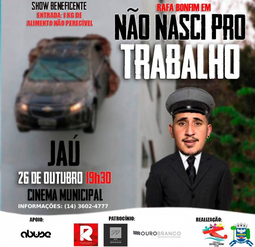 Jahu recebe stand up comedy