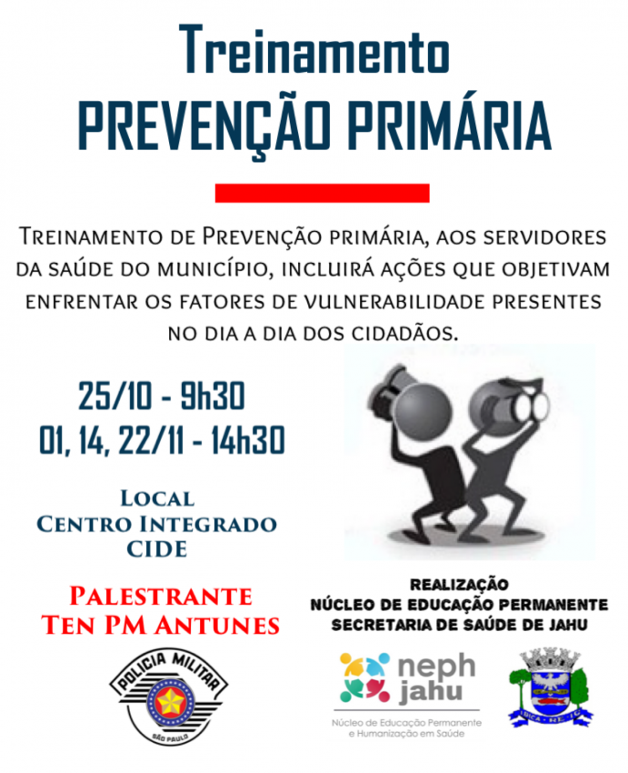 Prefeitura de Jahu promove treinamento aos servidores da saúde