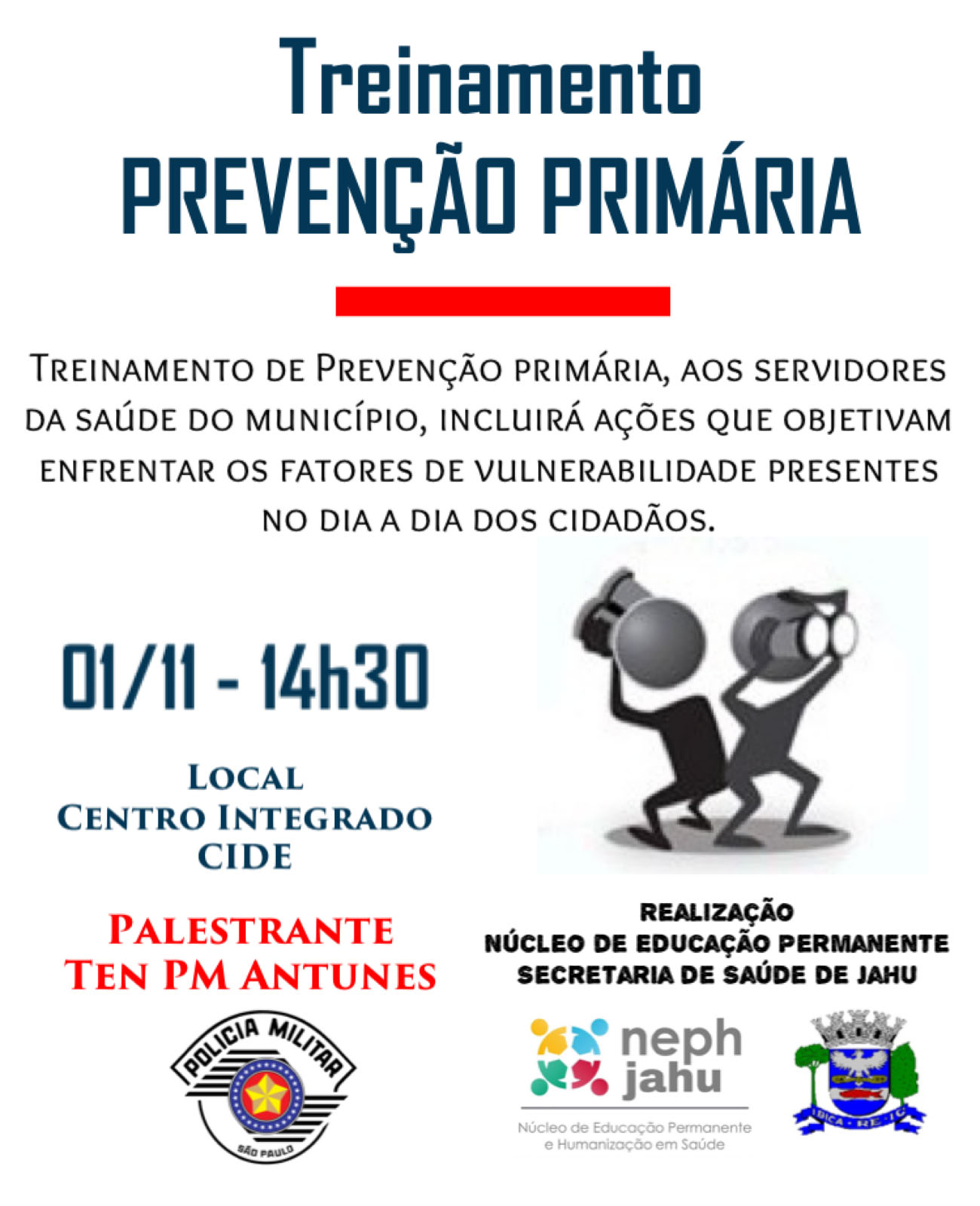 Prefeitura de Jahu promove treinamento aos servidores da saúde