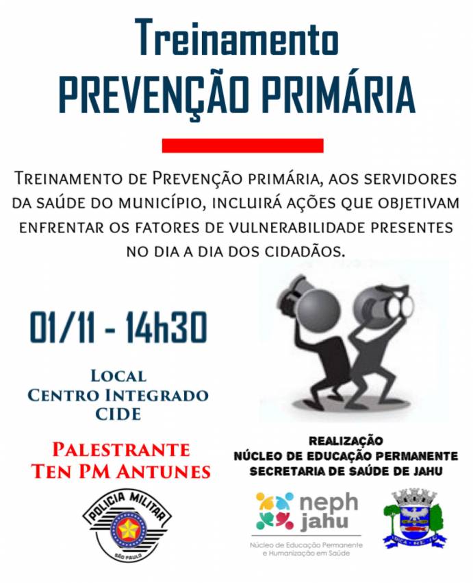 Prefeitura de Jahu promove treinamento aos servidores da saúde