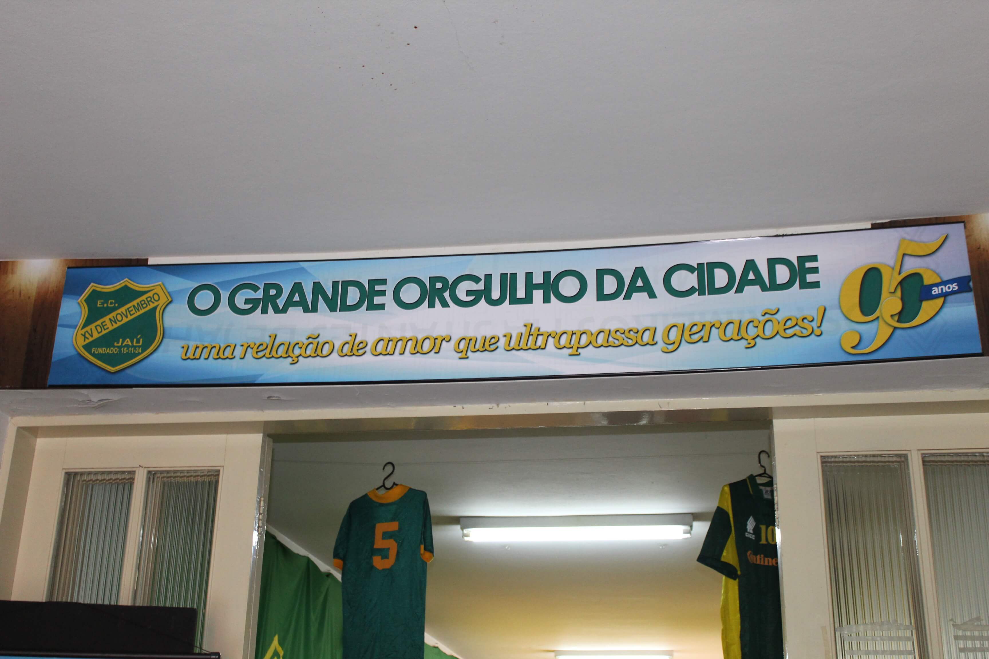 Exposição sobre os 95 anos de fundação do XV de Jaú: visitação até 15 de novembro