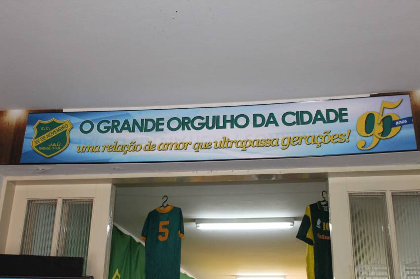 Exposição sobre os 95 anos de fundação do XV de Jaú: visitação até 15 de novembro
