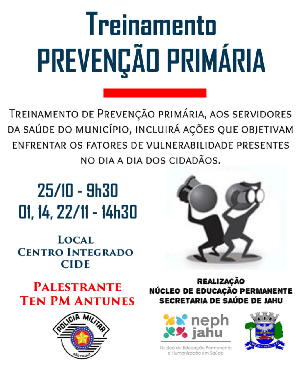 Prefeitura de Jahu promove treinamento aos servidores da saúde